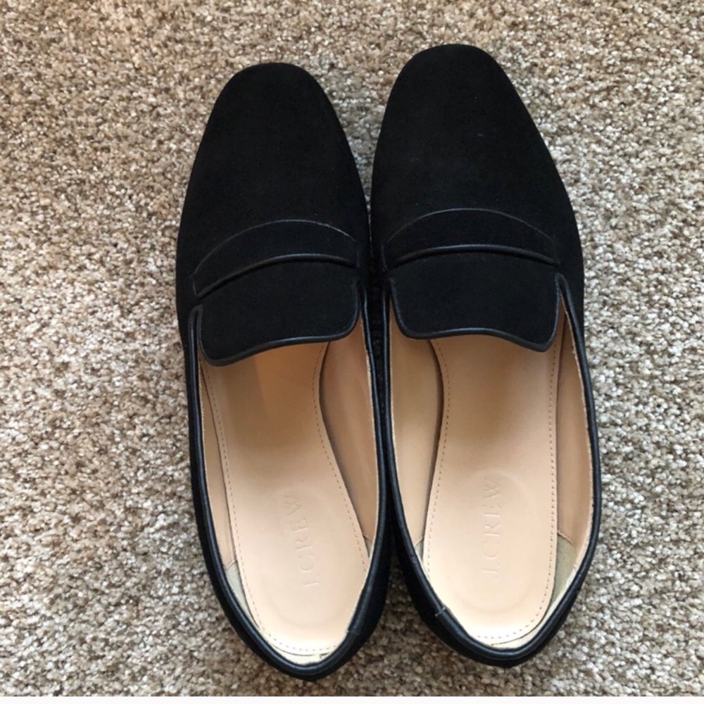 Jcrew Black Loafers Size 7